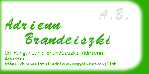 adrienn brandeiszki business card